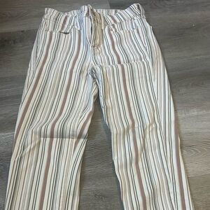 American Eagle Striped Jeans